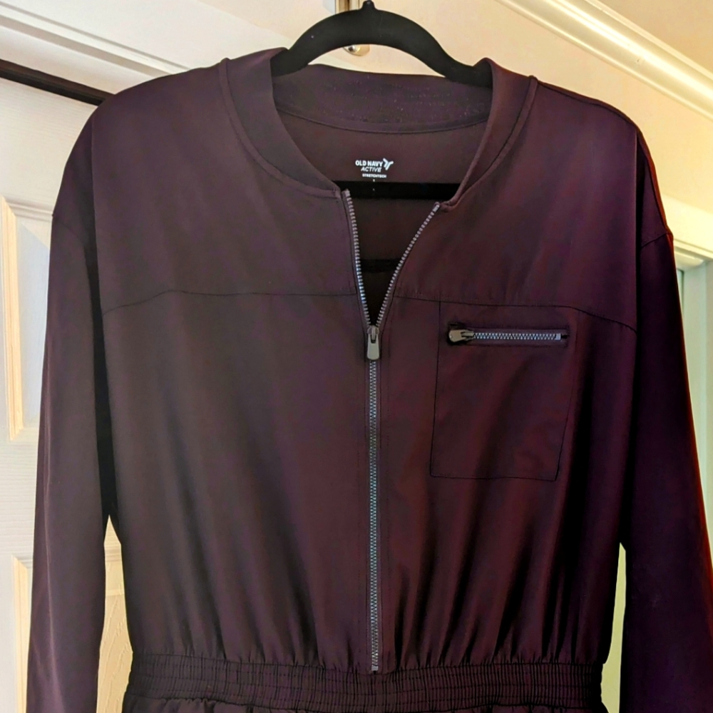 Eggplant purple jumpsuit L